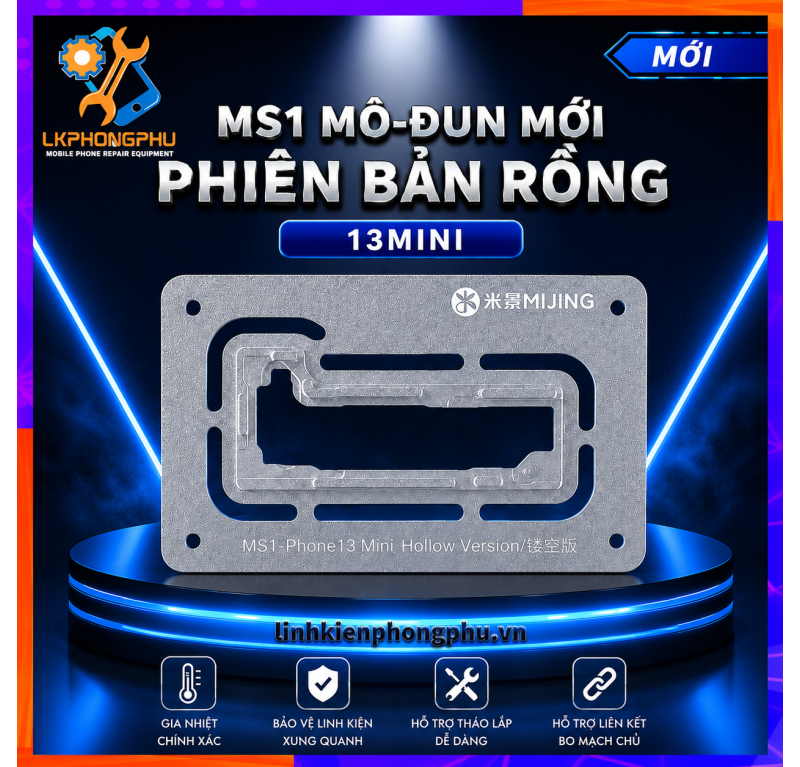 Bộ Khuôn Rỗng Đế Gia Nhiệt Tách Ghép Main Mijing MS1 New 2026 ( 11-17PM )
