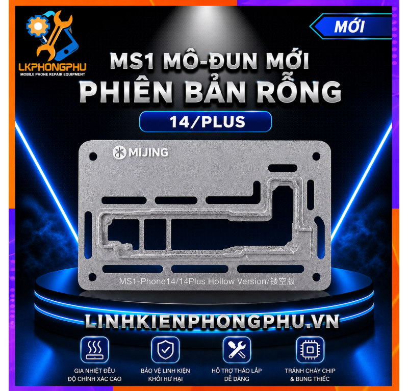 Bộ Khuôn Rỗng Đế Gia Nhiệt Tách Ghép Main Mijing MS1 New 2026 ( 11-17PM )