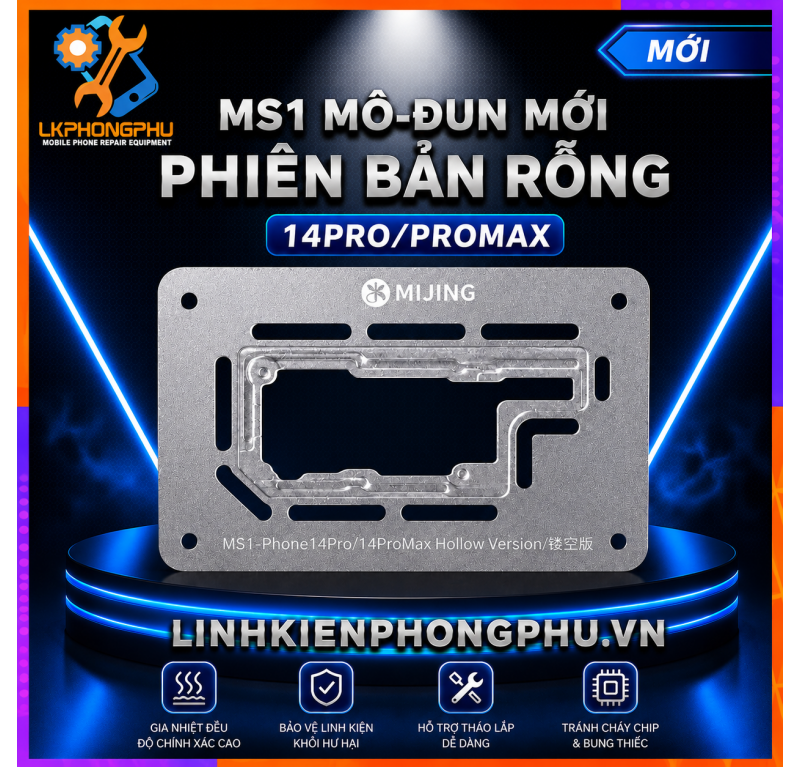Bộ Khuôn Rỗng Đế Gia Nhiệt Tách Ghép Main Mijing MS1 New 2026 ( 11-17PM )