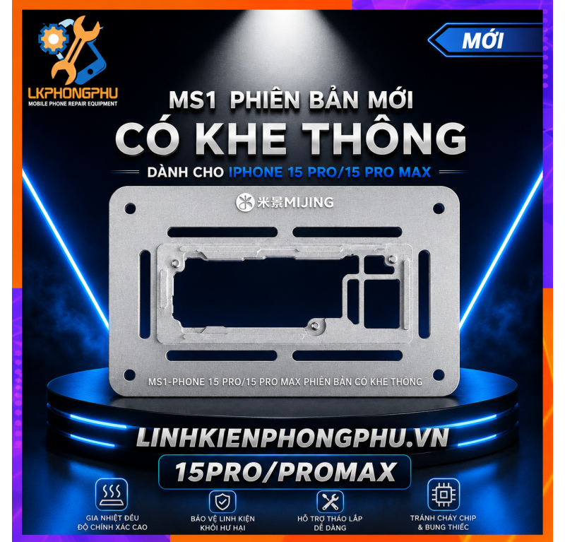 Bộ Khuôn Rỗng Đế Gia Nhiệt Tách Ghép Main Mijing MS1 New 2026 ( 11-17PM )