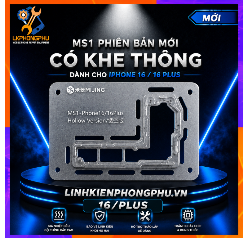 Bộ Khuôn Rỗng Đế Gia Nhiệt Tách Ghép Main Mijing MS1 New 2026 ( 11-17PM )