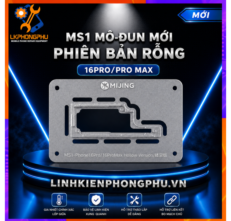 Bộ Khuôn Rỗng Đế Gia Nhiệt Tách Ghép Main Mijing MS1 New 2026 ( 11-17PM )