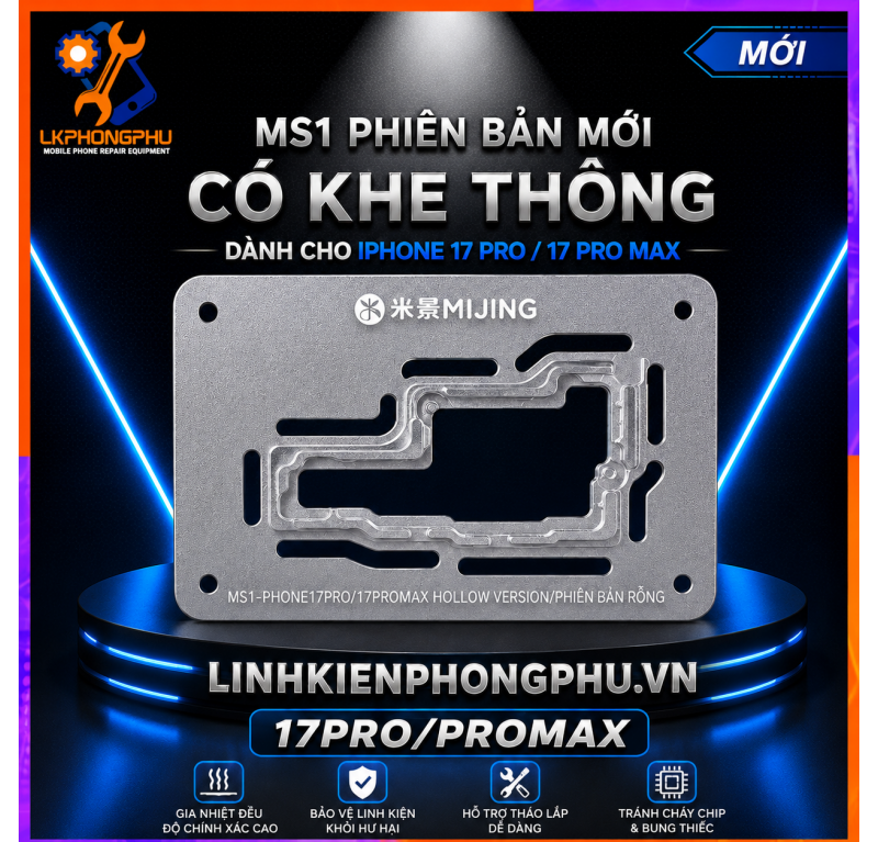 Bộ Khuôn Rỗng Đế Gia Nhiệt Tách Ghép Main Mijing MS1 New 2026 ( 11-17PM )