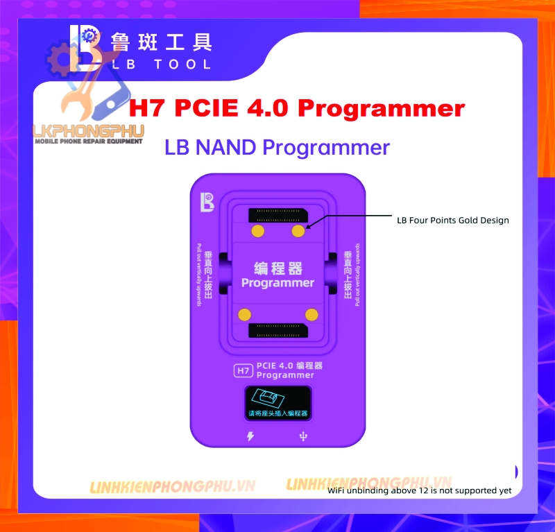 Luban H7 PCIE 4.0 Programmer vs Module WiFi Chuyên làm Ổ Cứng. WiFi...iPhone. iPad. Macbook. iMac