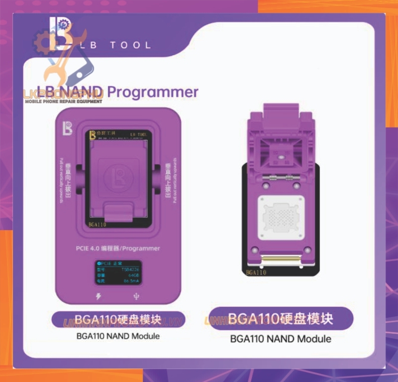 Luban H7 PCIE 4.0 Programmer Chuyên làm Ổ Cứng. WiFi...iPhone. iPad. Macbook. iMac...