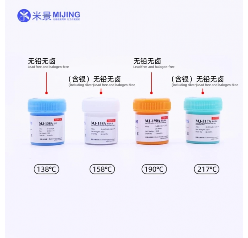 Chì làm chân IC Mijing 138° - 158° -  190° -   217°