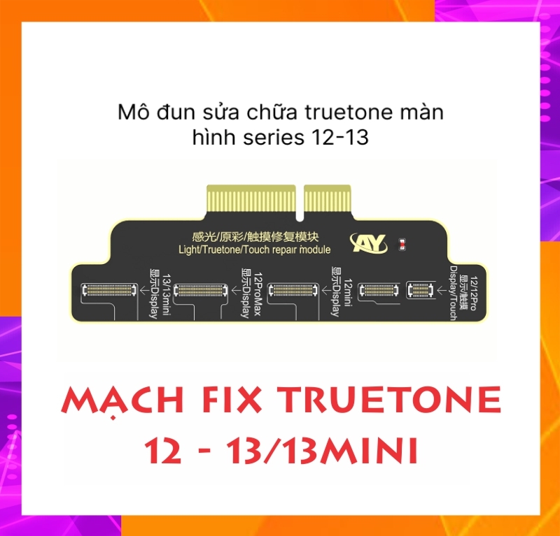 Box AYTool-A108 sửa Face - Fix pin - Fix Truetone - Làm cáp loa - làm Camera