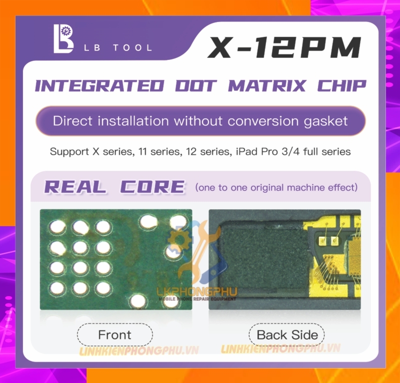 IC Làm Face ID Luban 1 Tầng Remeo 2: Từ X - 12Pro Max / 13-14 Series / 15 Series
