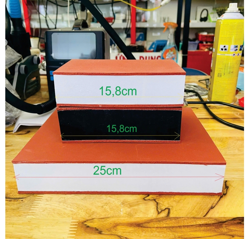 Đế Kê Lót Vệ Sinh Keo Màn Hình 25x20x4.7cm - 15.8x11x4.7cm